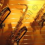 winkelinrichting saxofoons